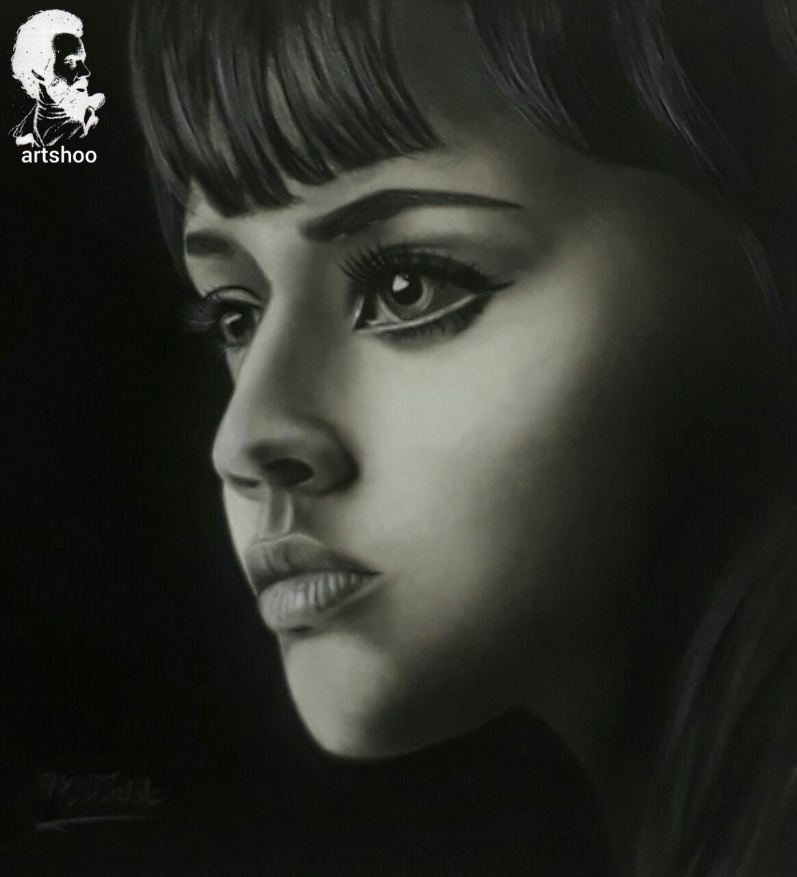 نقاشی سیاه قلم